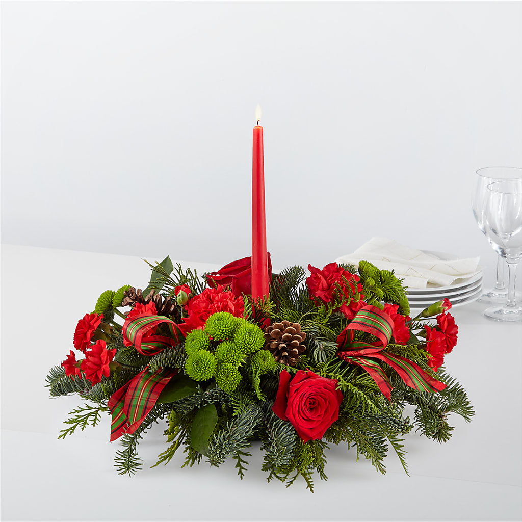 By the Candlelight Centerpiece – BENNY'S FLOWERS, Norton VA