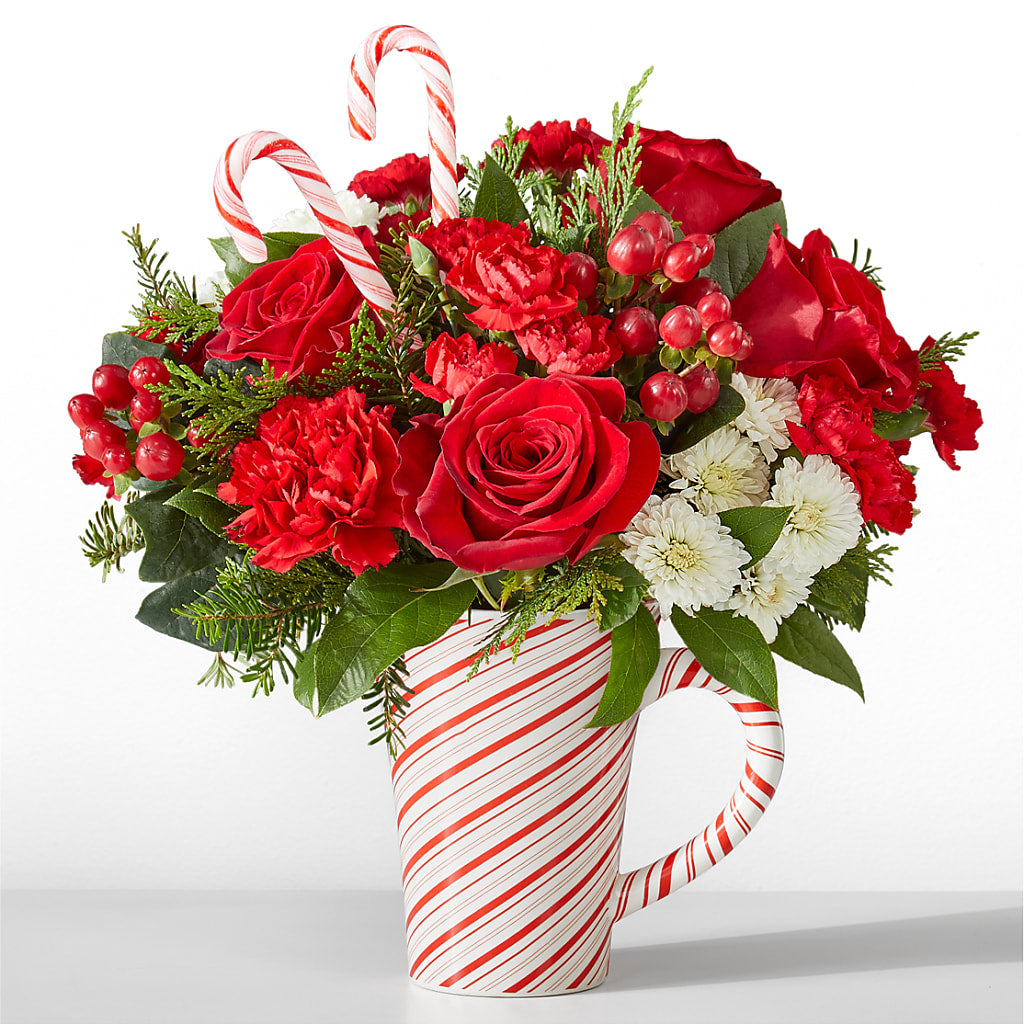 Peppermint Swirl Mug – BENNY'S FLOWERS, Norton VA
