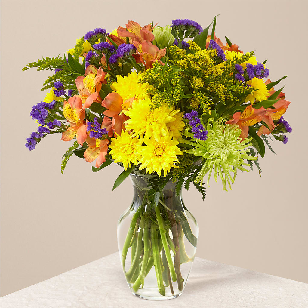 Marmalade Skies Bouquet – BENNY'S FLOWERS, Norton VA