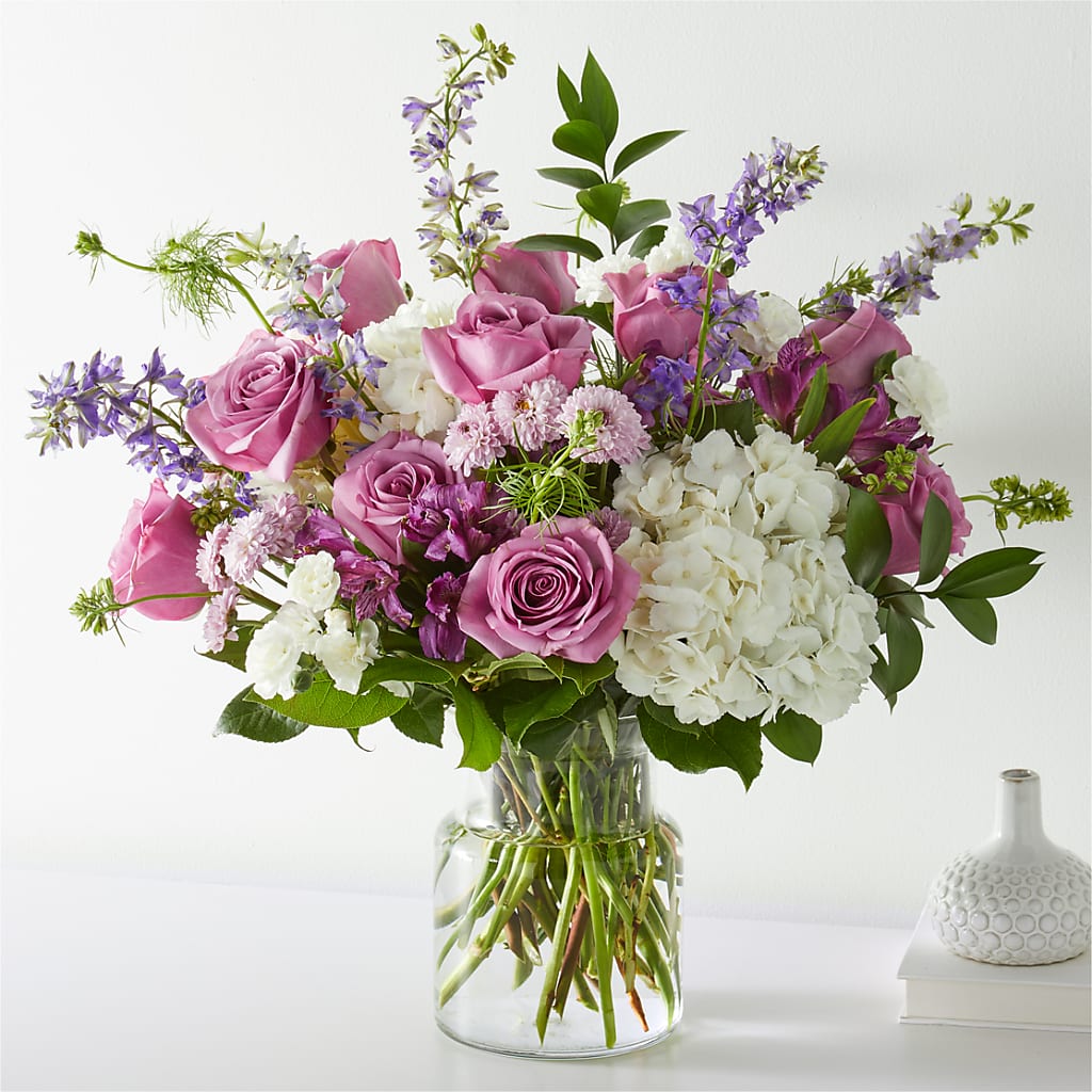 Violet Caress Bouquet – BENNY'S FLOWERS, Norton VA