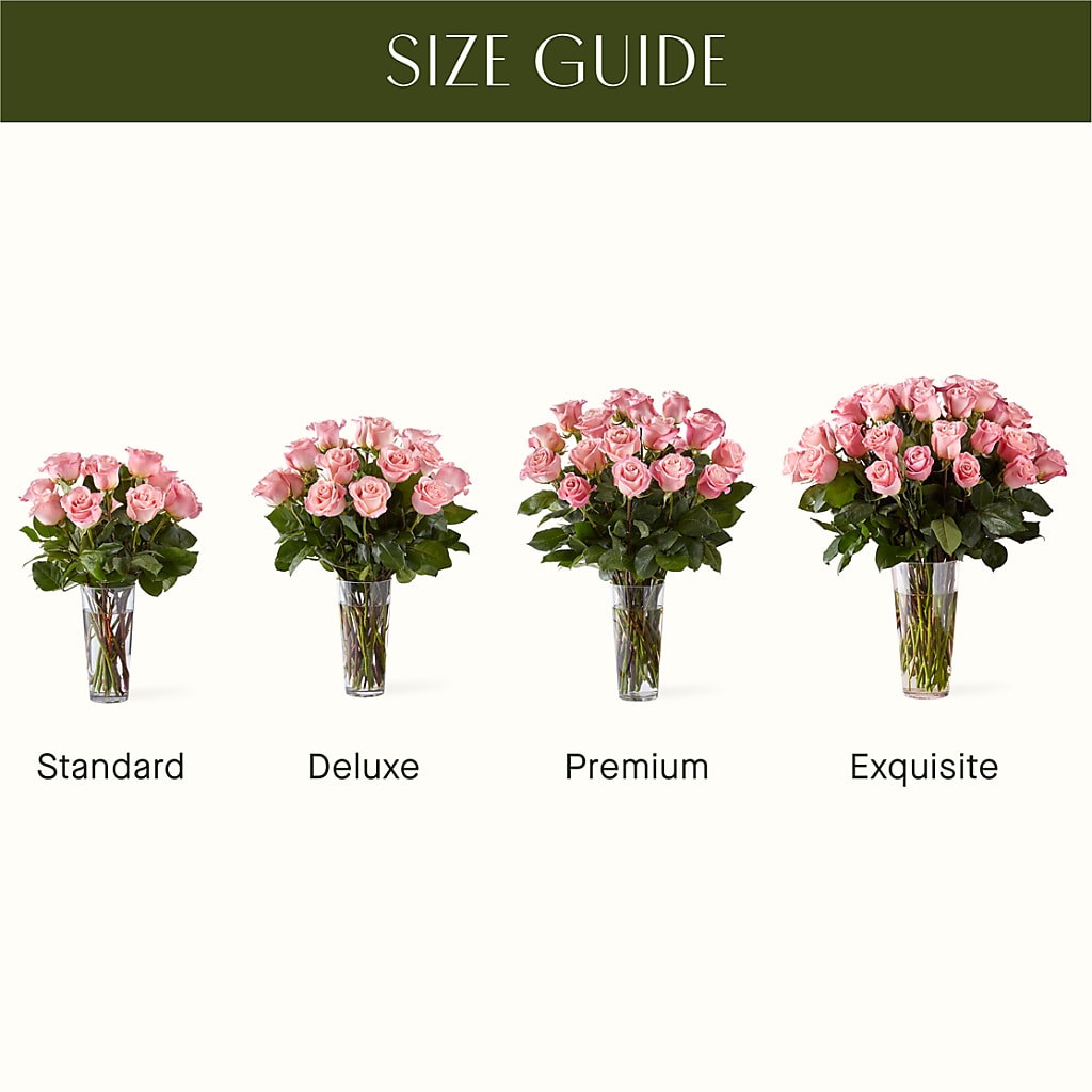 Long Stem Pink Rose Bouquet – BENNY'S FLOWERS, Norton VA