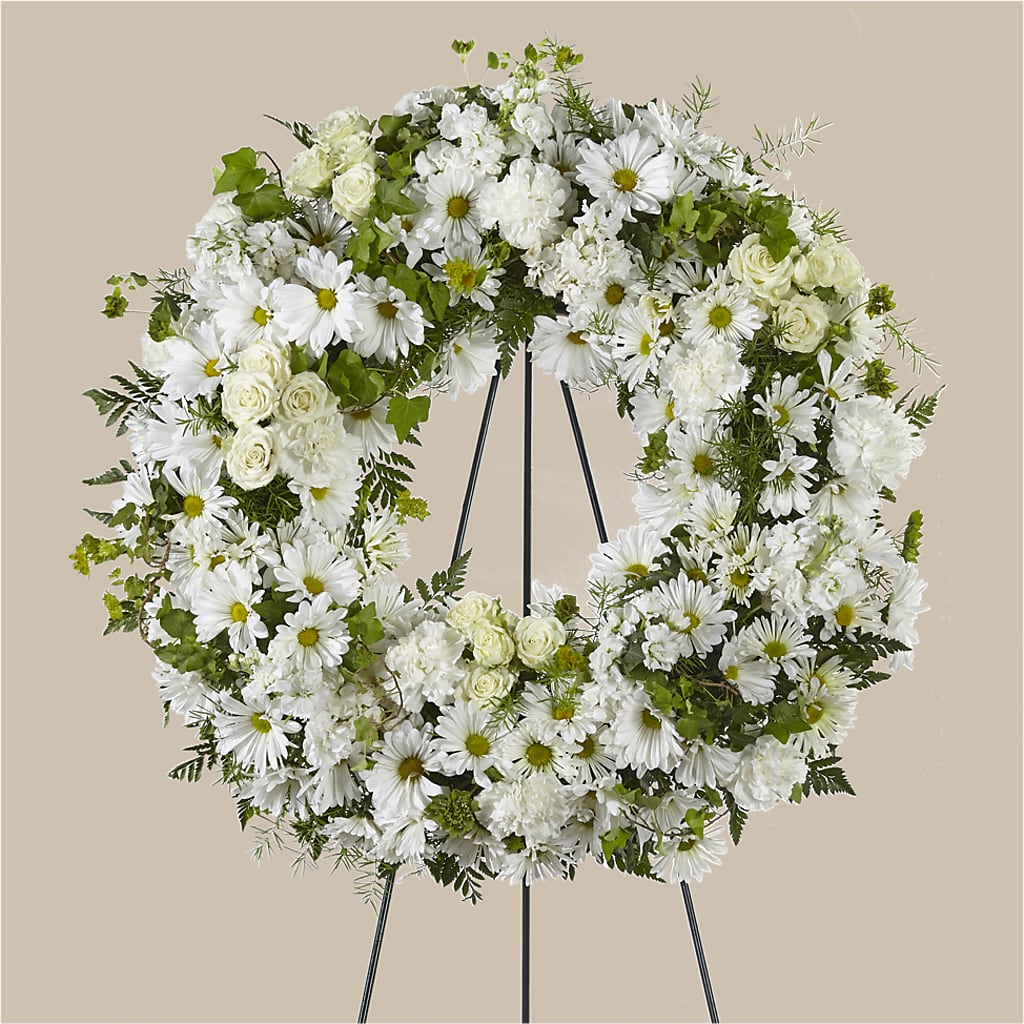 Faithful Wishes Wreath – BENNY'S FLOWERS, Norton VA
