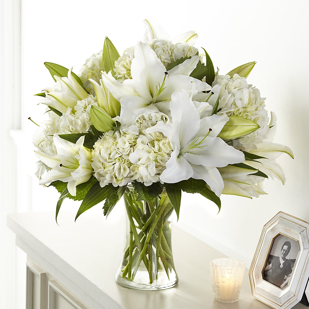 Compassionate Lily Bouquet – BENNY'S FLOWERS, Norton VA