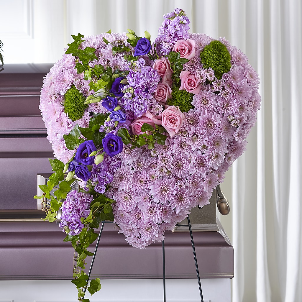 Treasured Love Standing Heart – BENNY'S FLOWERS, Norton VA