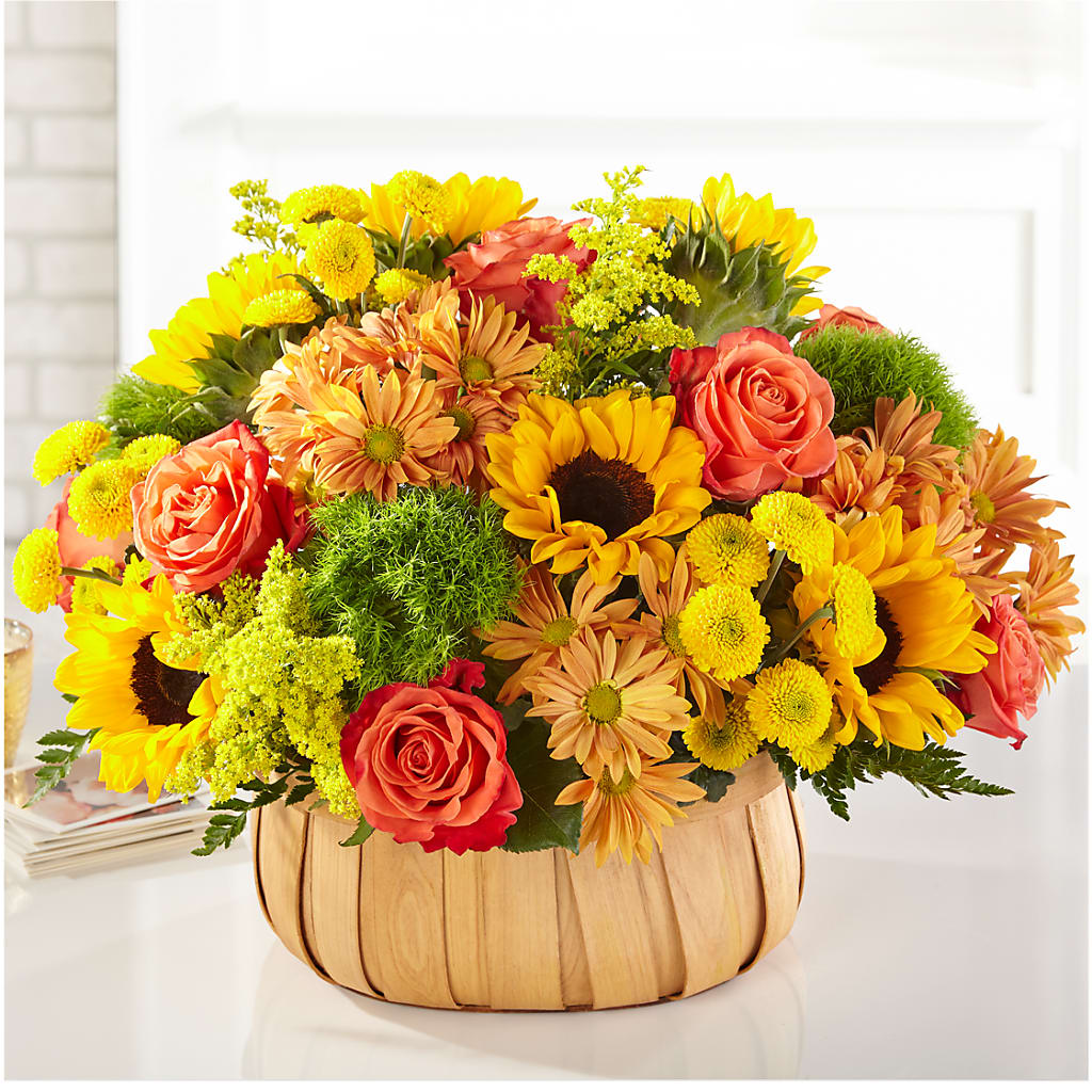 Harvest Sunflower Basket – BENNY'S FLOWERS, Norton VA