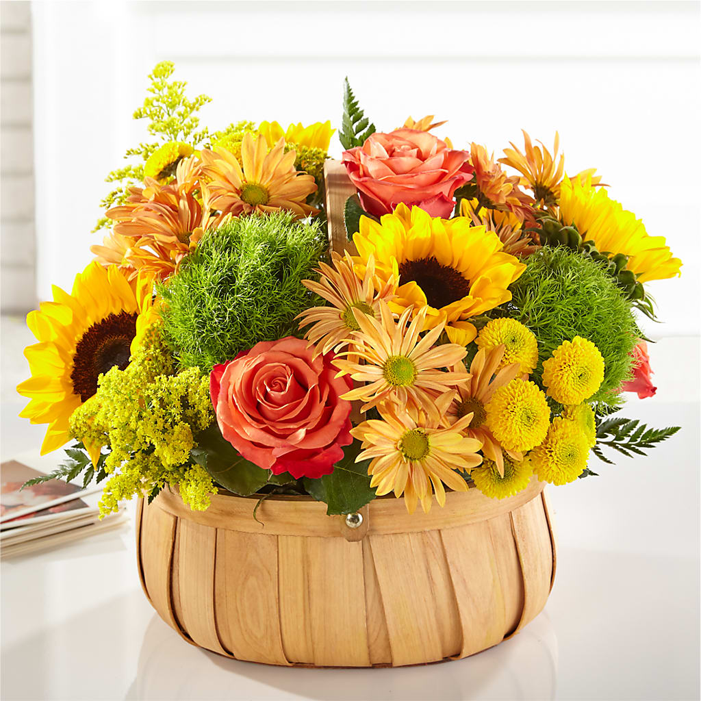 Harvest Sunflower Basket – BENNY'S FLOWERS, Norton VA