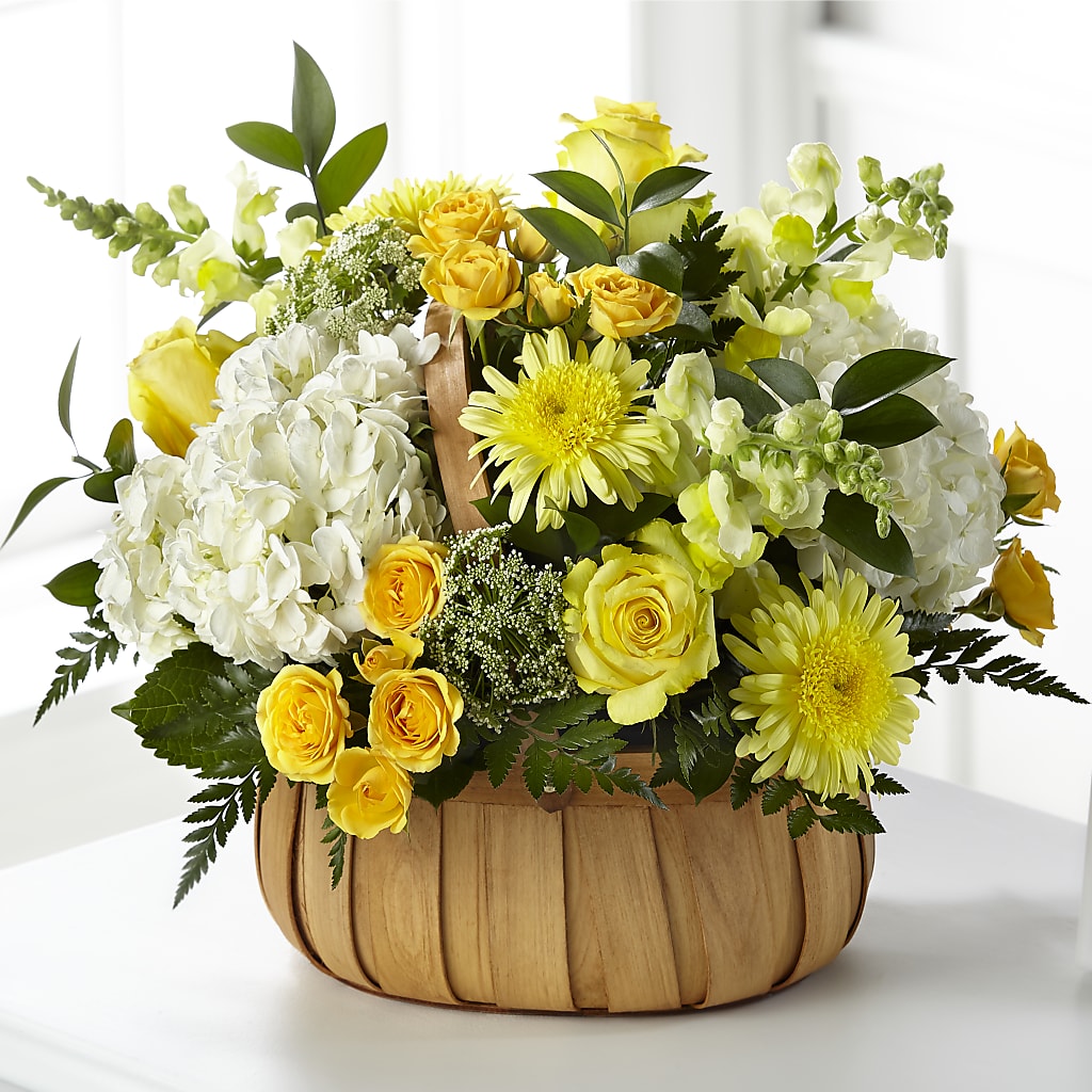 Rustic Remembrance Basket – BENNY'S FLOWERS, Norton VA