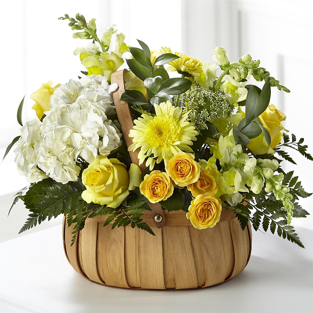 Rustic Remembrance Basket – BENNY'S FLOWERS, Norton VA