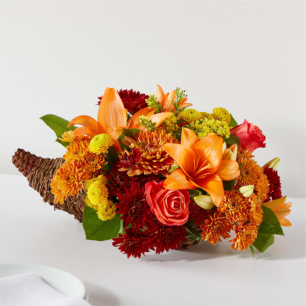 Bouquet of Blessings Cornucopia – BENNY'S FLOWERS, Norton VA