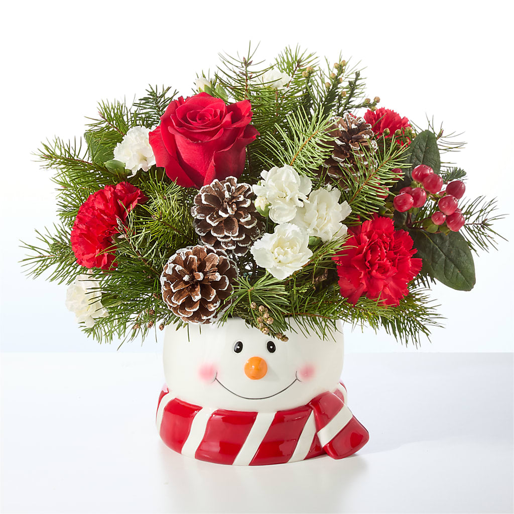 Jolly Snowman Bouquet – BENNY'S FLOWERS, Norton VA