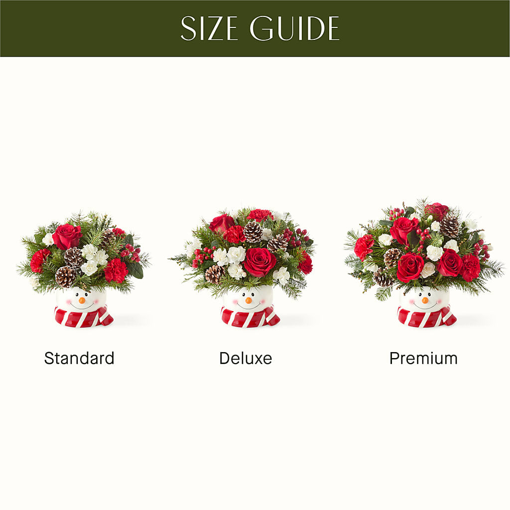 Jolly Snowman Bouquet – BENNY'S FLOWERS, Norton VA