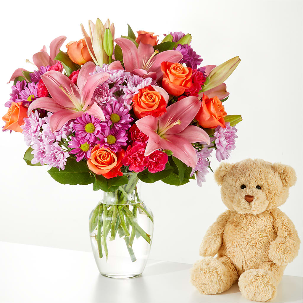One and Only Bouquet and Bear Bundle – BENNY'S FLOWERS, Norton VA