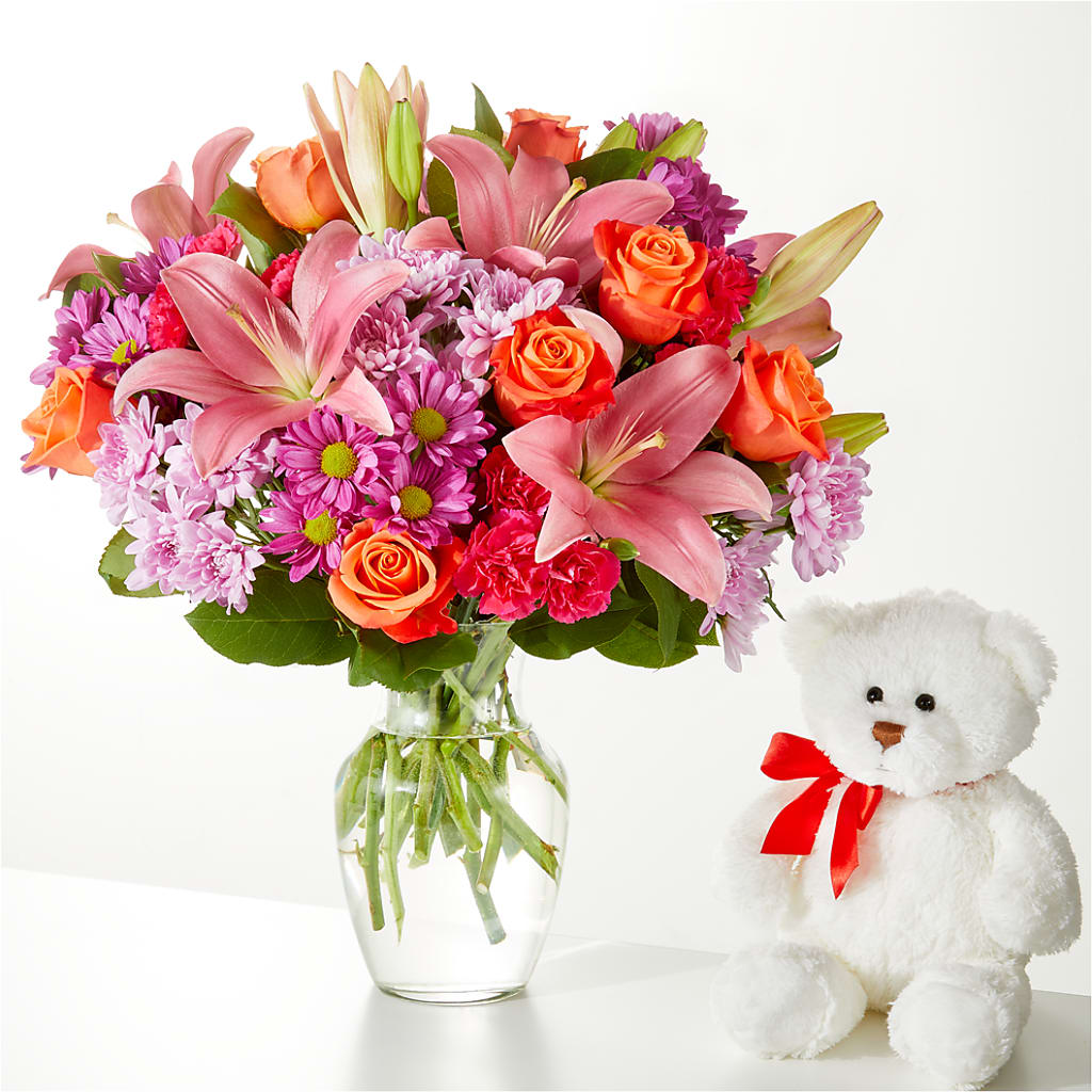 One and Only Bouquet and Bear Bundle – BENNY'S FLOWERS, Norton VA