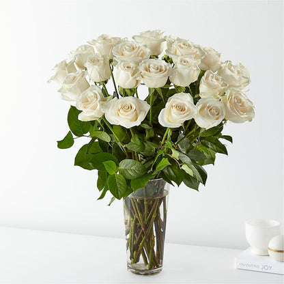 Long Stem White Rose Bouquet