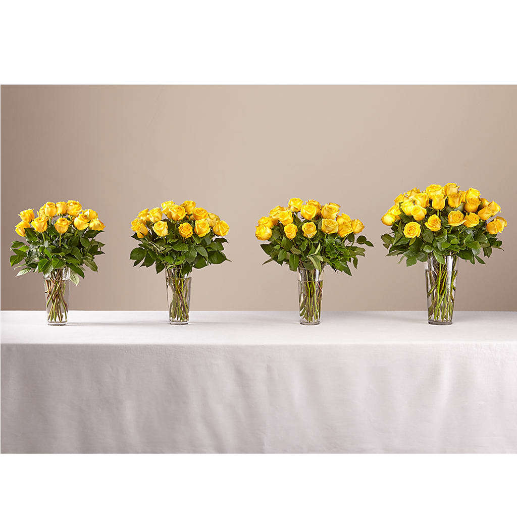 Long Stem Yellow Rose Bouquet – BENNY'S FLOWERS, Norton VA