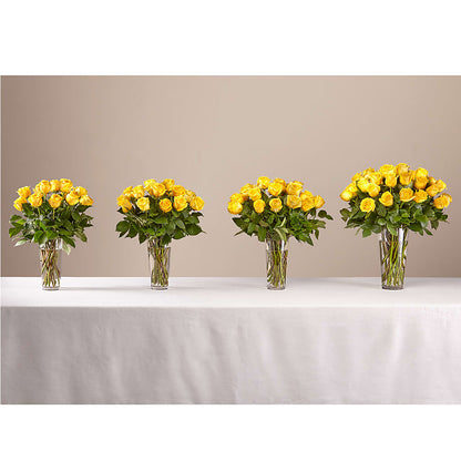 Long Stem Yellow Rose Bouquet – BENNY'S FLOWERS, Norton VA