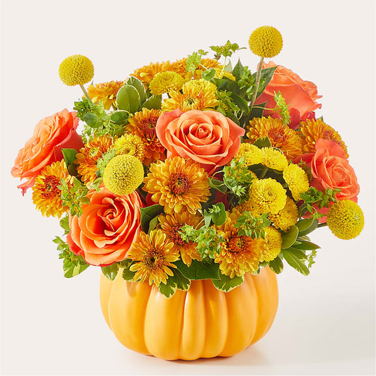 Gourdgeous Pumpkin – BENNY'S FLOWERS, Norton VA