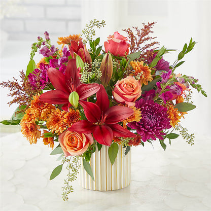 Burgundy Landscape Bouquet – BENNY'S FLOWERS, Norton VA