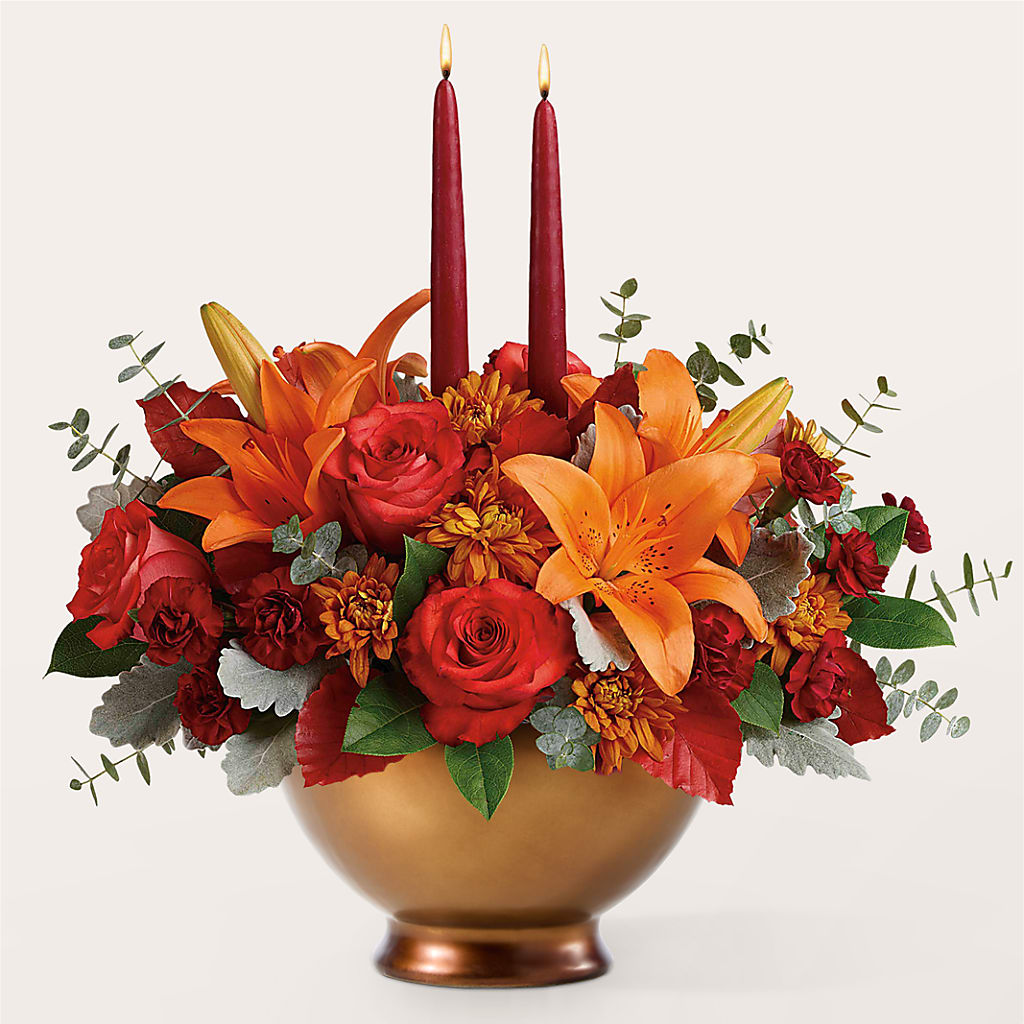 Fruits of Fall Centerpiece – BENNY'S FLOWERS, Norton VA