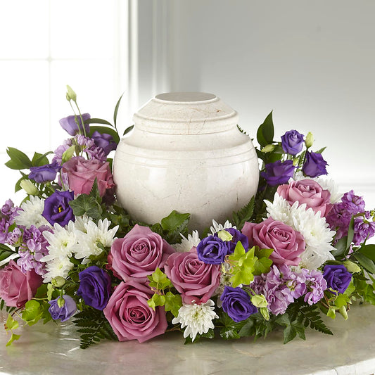 Blooming Sympathy Cremation Adornment – BENNY'S FLOWERS, Norton VA