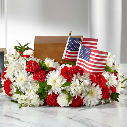 Spirit of Patriotism Cremation Adornment – BENNY'S FLOWERS, Norton VA