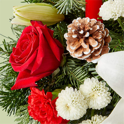 Seasonal Festivities Centerpiece – BENNY'S FLOWERS, Norton VA