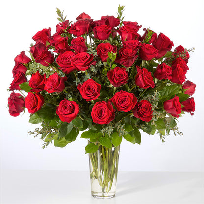 Forever Yours Fifty Stem Red Rose Bouquet – BENNY'S FLOWERS, Norton VA