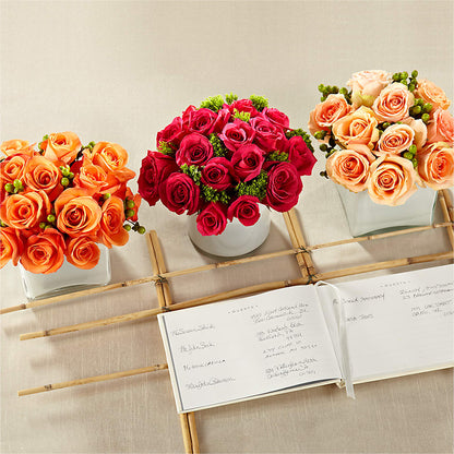 Dawn Rose Centerpiece – BENNY'S FLOWERS, Norton VA