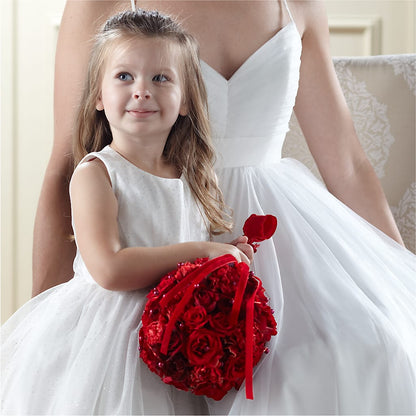 Pure at Heart Flower Girl Arrangement – BENNY'S FLOWERS, Norton VA